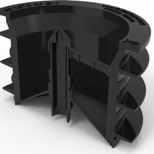 Przekroj-syfonu-green-drain-czarny-na-bialym-tle. Przekroj-syfonu-green-drain-czarny-na-bialym-tle.