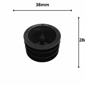 Syfon-suchy-green-drain-czarny-na-bialym-tle.-z-podana-wysokoscia-i-srednica-instalacji. Syfon-suchy-green-drain-czarny-na-bialym-tle.-z-podana-wysokoscia-i-srednica-instalacji.